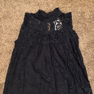 NWT Eve & Maddie Floral Lace Sleeveless Blouse